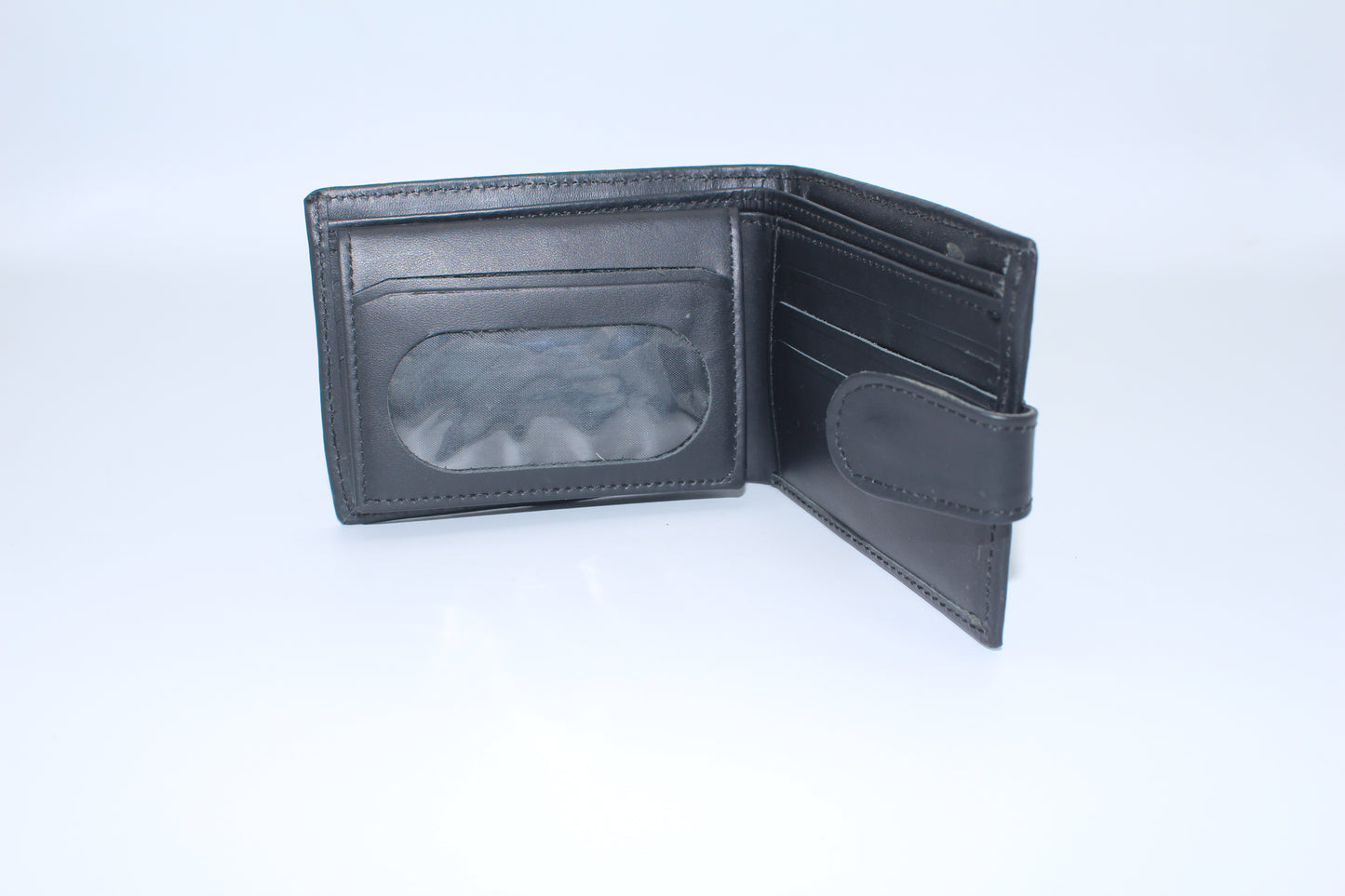 Button Wallet Black